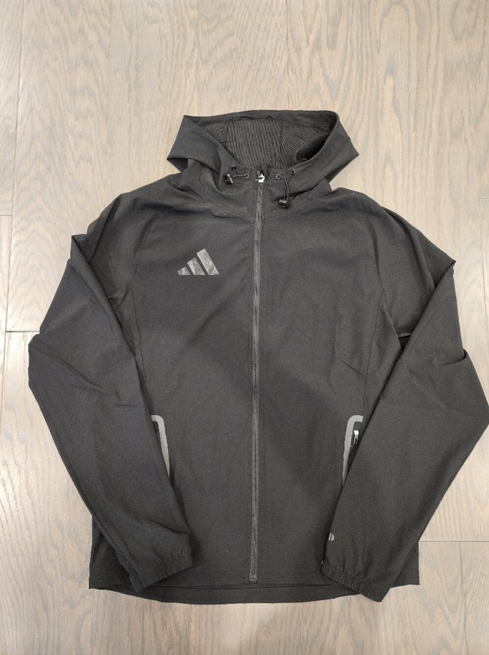 adidas Black Hooded Performance Jacket